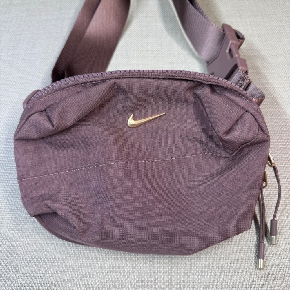 Nike Womens Aura Crossbody Bag Brown Purple 2L Casual